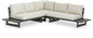 Maldives - Water Resistant Outdoor Patio Sectional With Gray Frame