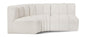 Arc - Boucle Fabric 3 Piece Sofa