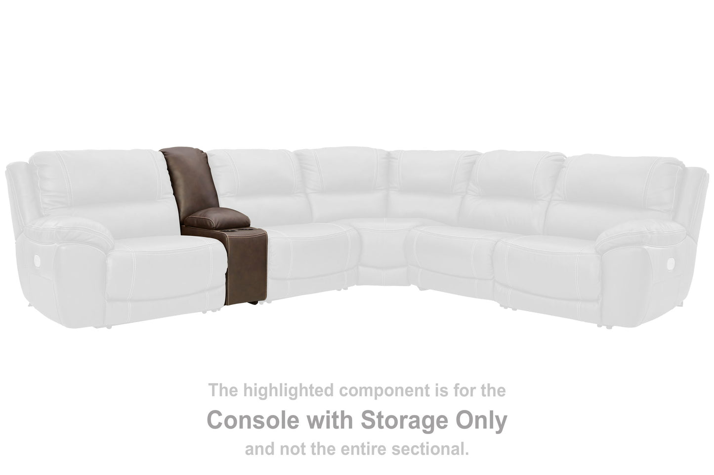 Dunleith - Console w/ Storage - Chocolate