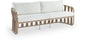 San Pietro - Resilient Waterproof Fabric 90.5" Upholstered Outdoor Patio Sofa
