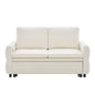 Convertible Sofa Bed Loveseat With Adjustable Backrest And USB Ports