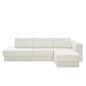 L-Shaped Modular Sofa With Double Layer Cushion
