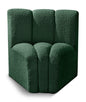 Arc - Boucle Fabric Curved Corner Chair