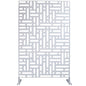 Decorative Freestanding Metal Privacy Screen For Indoor & Outdoor Use