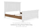 Feddinger - California King Panel Rails - Medium Brown