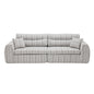 3 Seater, Couch With Throw Pillows For Living Room