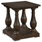 Byer - Rectangular Side End Table Coffee - Coffee