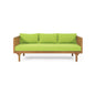 Claremont - 3 Seater Daybed Teak Acacia Wood Water Resistant Cushions