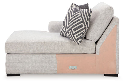 Koralynn - Laf Corner Chaise - Stone