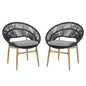 Cyril - Outdoor Papasan Style Dining Chair (Set of 2)