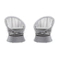Modern Swivel Wicker Lounge Chair With Round Design