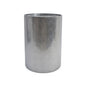 Modern Round Accent Table With Hammered Surface
