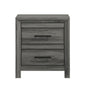 Denver - 2 Drawer Nightstand - Gray