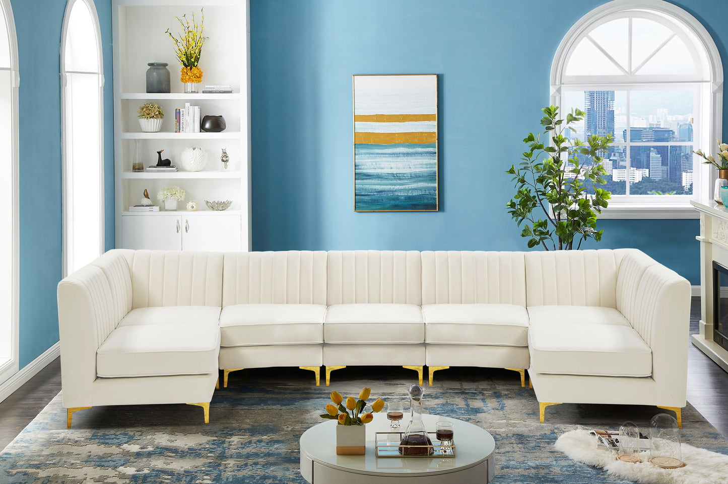 Alina - 7 Piece Modular Sectional