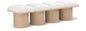 Pavilion - 4 Piece Modular Bench With Natural Base