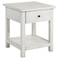 Castleton - 1 Drawer Wood End Table With Shelf