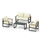 Modern Outdoor Sofa Set With Coffee Table