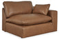 Emilia - Raf Corner Chair - Caramel