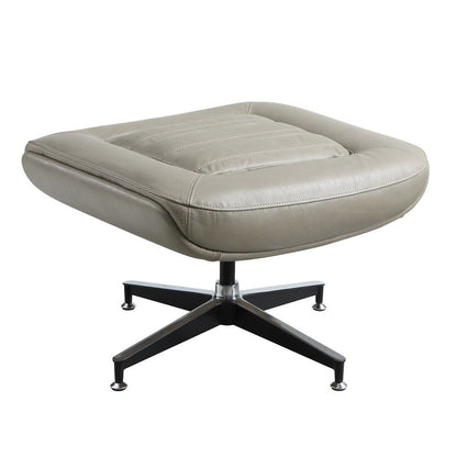 Piran - Ottoman - Twilight Top Grain Leather