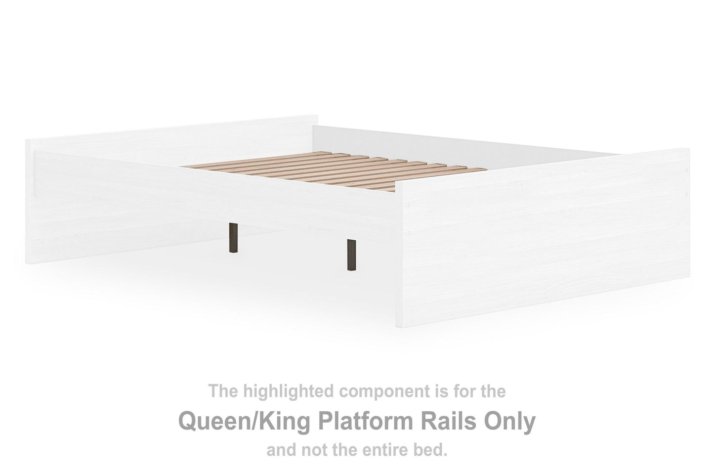 Onita - Queen/King Platform Rails - Natural
