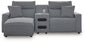 Modmax II - Reclining Sectional - Salt And Pepper