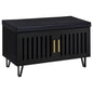 Clackamas - 2 Door Storage Bench With Padded Seat