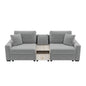 Modular Sofa Couch With Storage Armrest And Center Console