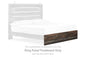 Drystan - King Panel Footboard - Brown / Beige