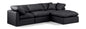 Indulge - Faux Leather 4 Piece Modular Sectional With Chaise