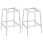 Staten - Backless Bar Stool (Set of 2) - Chrome