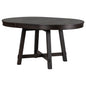Gia - Round Extendable Dining Table With 16" Leaf Wood