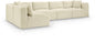 Shaggy - 5 Piece Modular Sectional