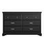 Bristol - 6 Drawer Dresser - Black