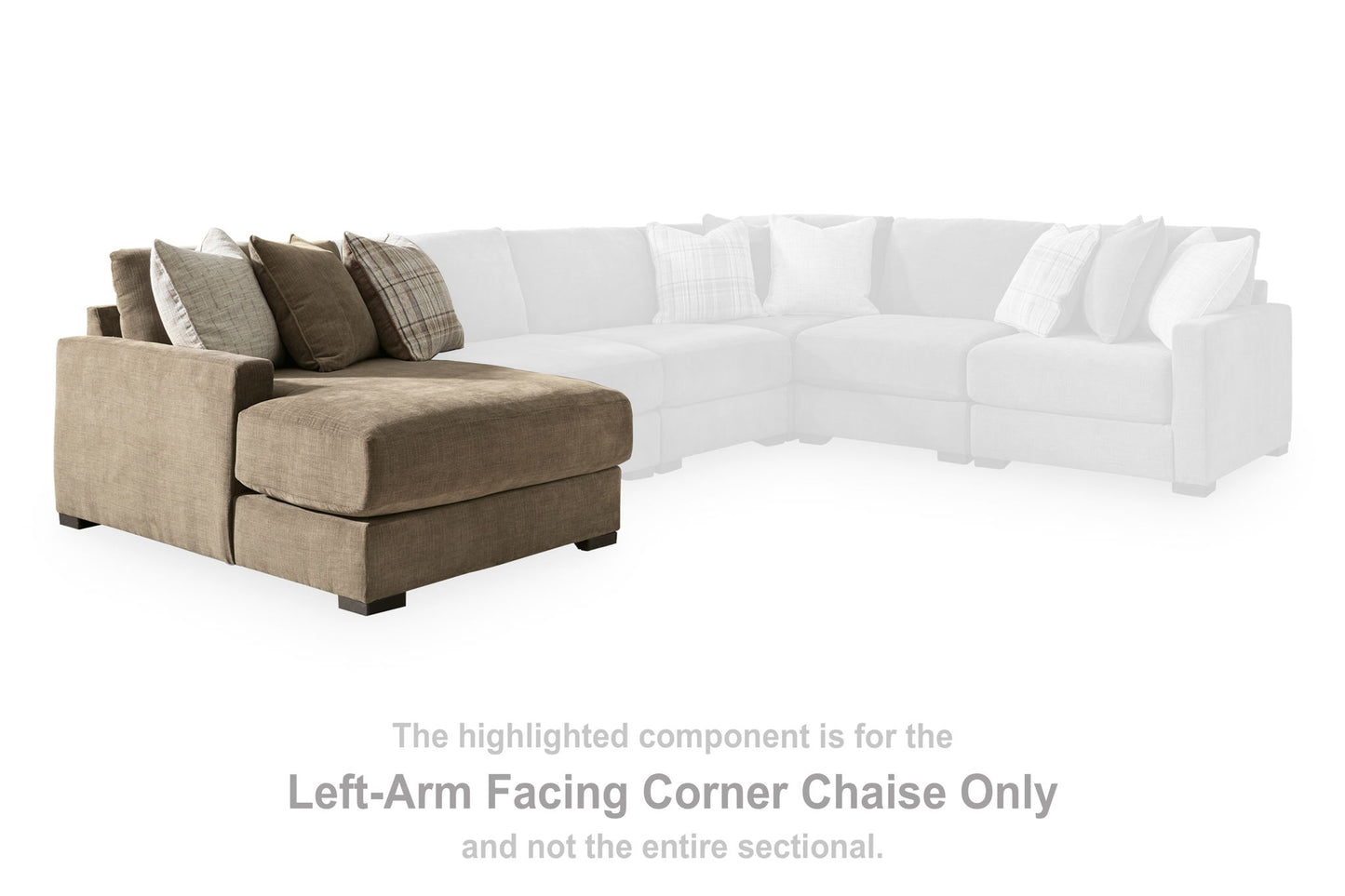 Camellia-Court - LAF Corner Chaise - Coffee