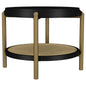 Benson - Round Table With Storage Shelf