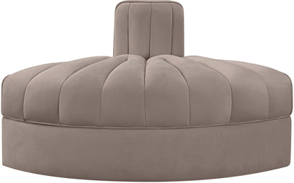Rummi - Velvet Performance Fabric Upholstered Modular Chair