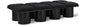 Pavilion - 8 Piece Modular Bench With Black Base