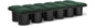 Pavilion - 12 Piece Modular Bench With Black Base