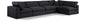 Comfy - 5 Piece Linen Modular Sectional