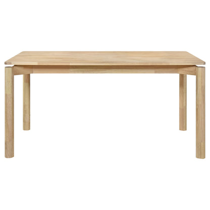 Svenstra - Rectangular Dining Table Set With Armless Side Chairs, Wood, Natural Walnut, 59 X 35.5 X 30 Inches
