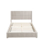 Platform Bed Frame With Headboard, Floor Standing Design
