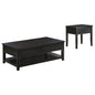 Sutter - 2 Piece Coffee And End Table Set - Dark Brown