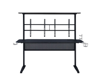 Canzi - Gaming Desk With USB - Black