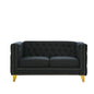 Modern Sofa With Button Tufting, Upholstered Couch For Living Room