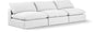 Comfy - Linen Modular Armless Sofa 3 Seats