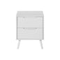 Modern Accent Table With Storage Drawers