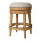 Rustic Elegance Backless Swivel Stool