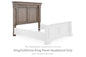 Blairhurst - King/ California King Panel Headboard - Light Grayish Brown