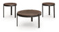 Horizon Hills - Occasional Table Set (Set of 3) - Brown / Black
