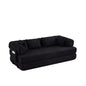 Convertible Sleeper Sofa Bed With Cylindrical Pillow